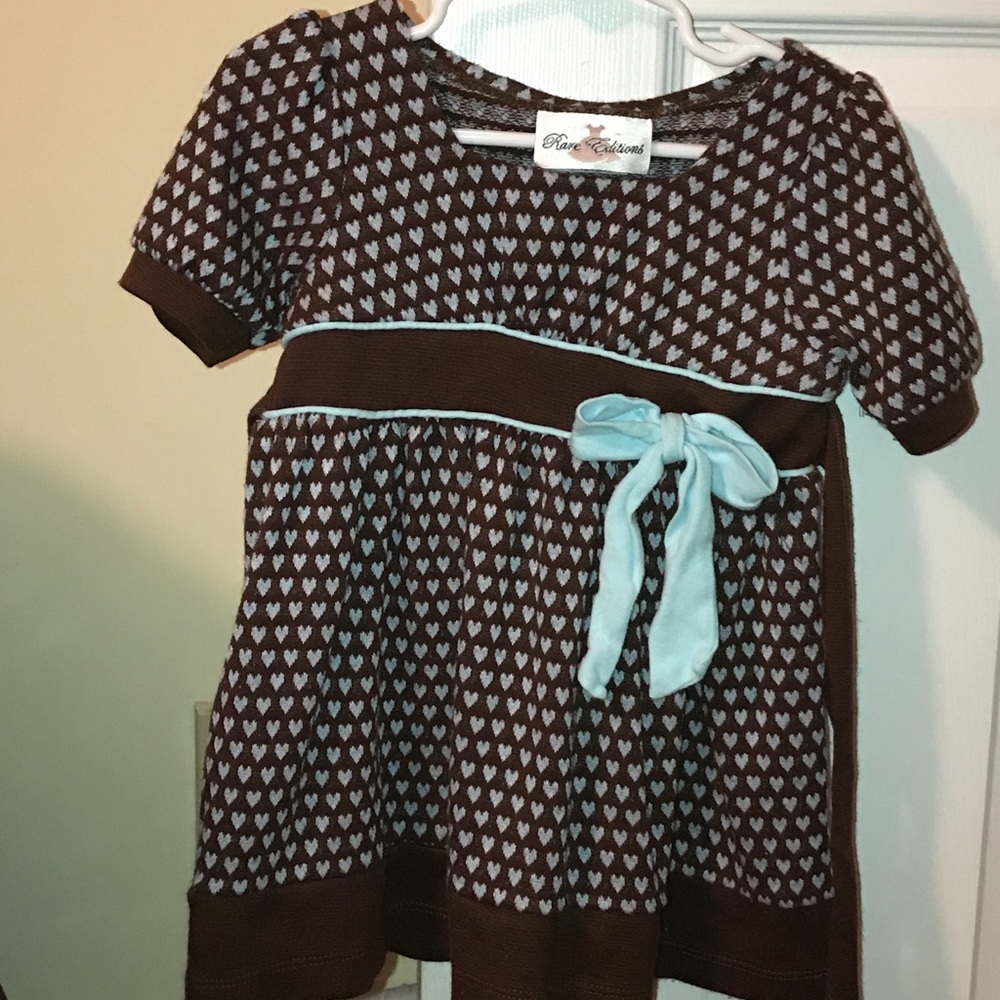 Rare Editions Girls Toddler Pretty Hearts Dress